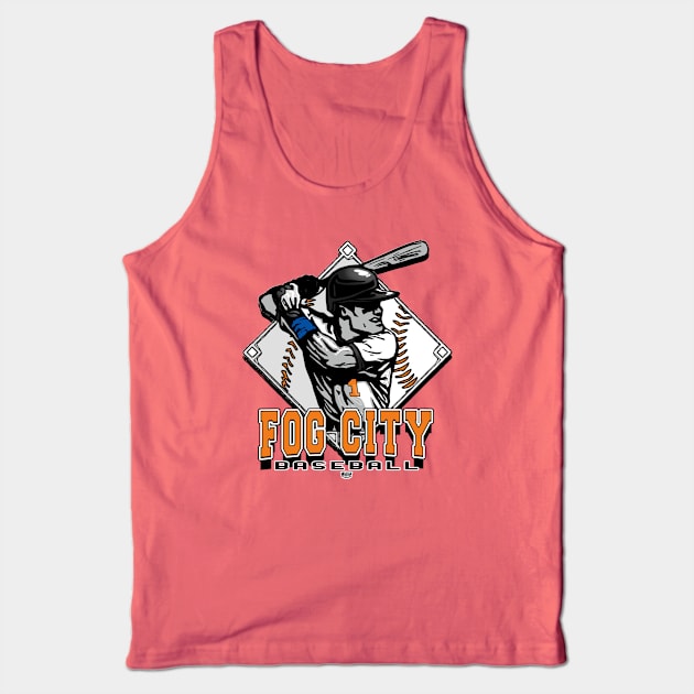 Fog City Baseball Forever Diamond Tank Top by MudgeSportswear